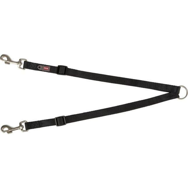 Trixie - Linesplitter til 2 hunde, sort