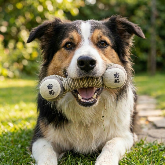 Reblegetøj m. 2 Bolde, Taupe