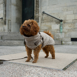 Vera Hundejakke m. sele, Herringbone Mocca – Staey