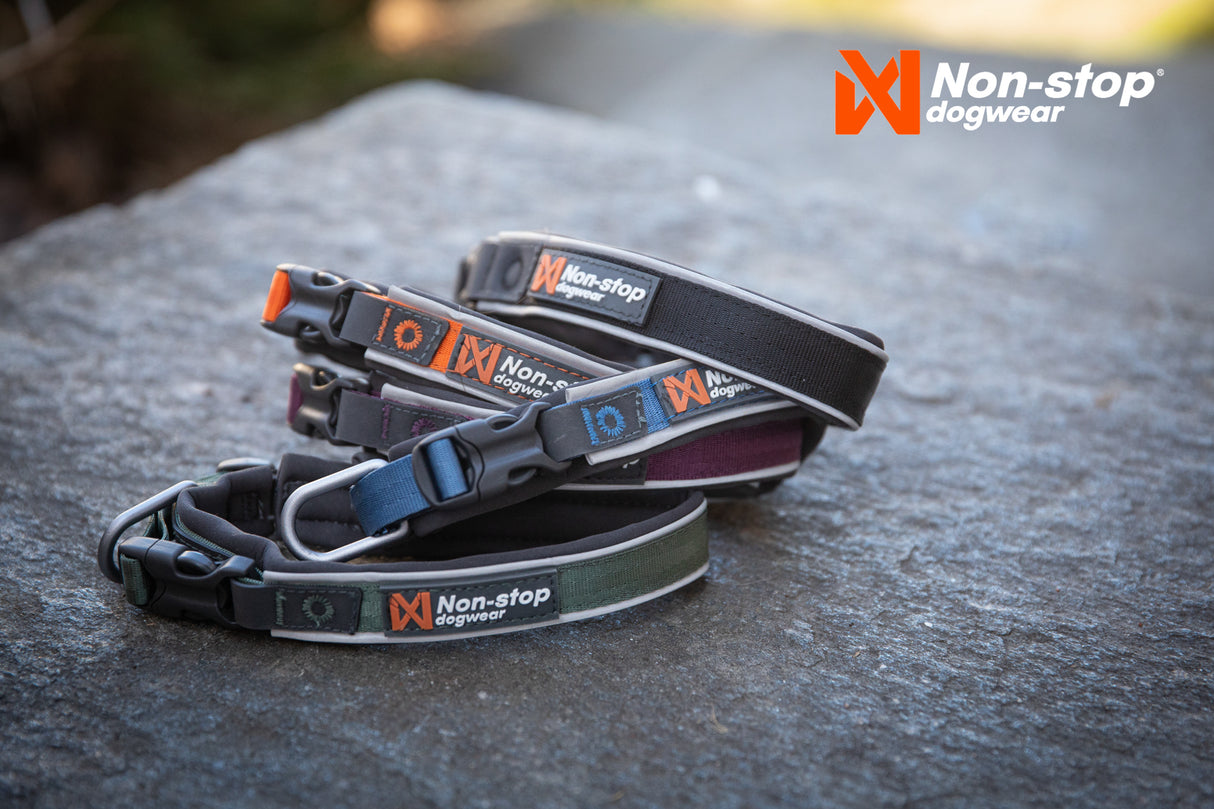 Non-stop Dogwear - Roam halsbånd, orange