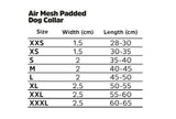 Dogman Air Mesh Polstret Halsbånd, Sort