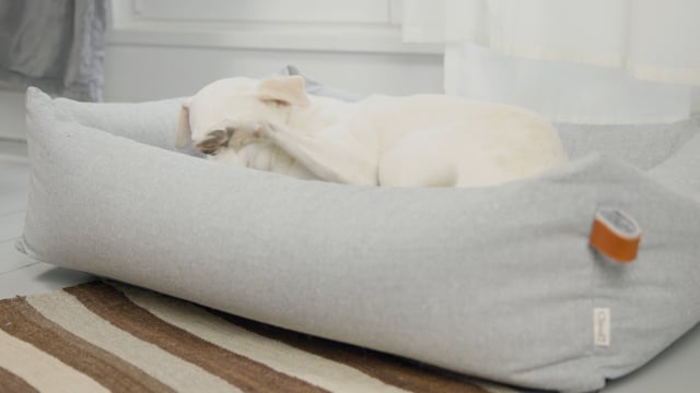 Cloud7 hundeseng Sleepy Deluxe, økologisk - Tweed Grey