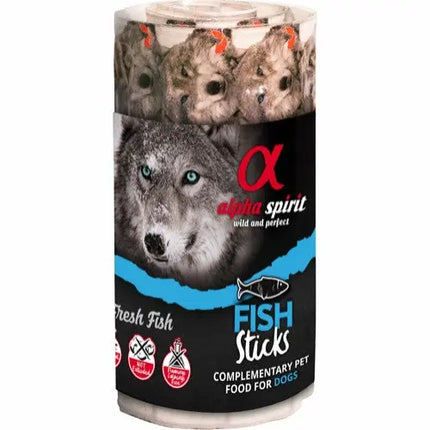 AlphaSpirit -  Hunde Sticks m. Fisk 16 stk. AlphaSpirit