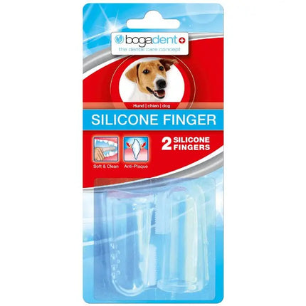 Bogadent Silicone Finger til hund, 2 stk Bogadent