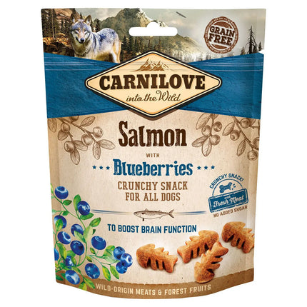 Carnilove godbidder crunchy snack laks & blåbær Carnilove