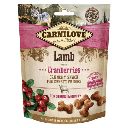 Carnilove godbidder crunchy snack lam & tranebær Carnilove