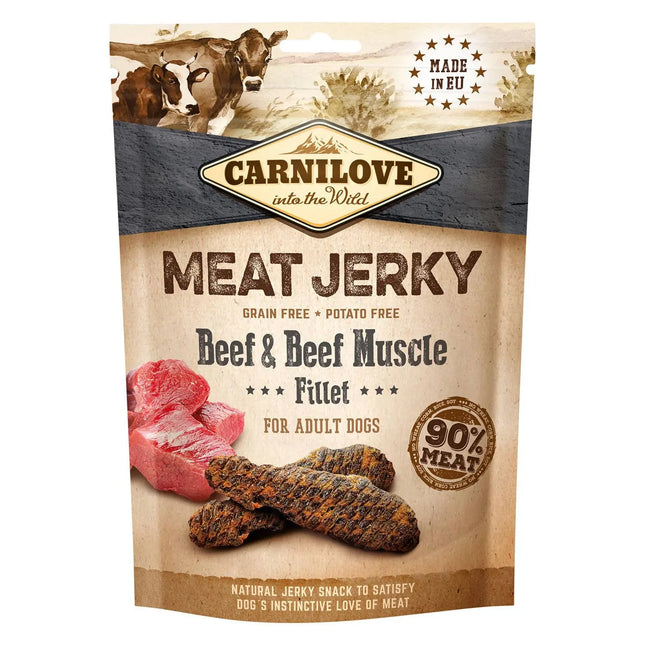 Carnilove jerky tyggeben okse & oksemuskel Carnilove