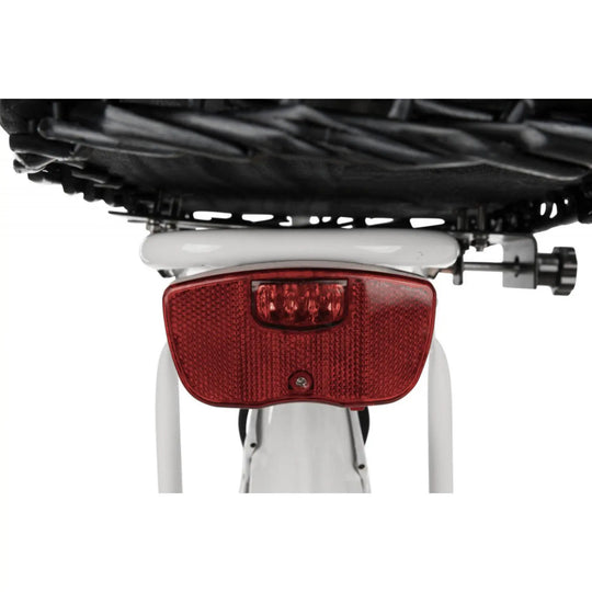 Cykelkurv til hunde, til bagagebærer i sort flet Trixie