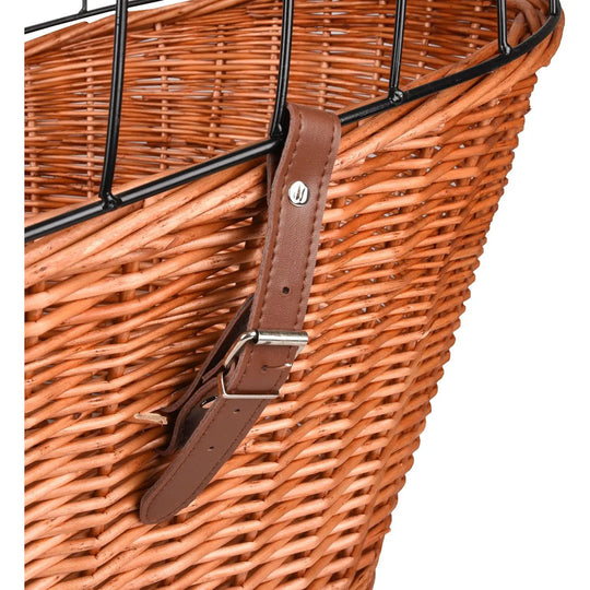 Cykelkurv til hunde, til bagagebærer, natural Flamingo