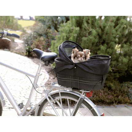 Cykeltaske til hunde, til bagagebærer Trixie