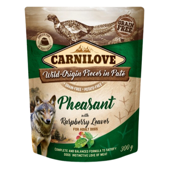 Carnilove - Paté med fasan & hindbær blade