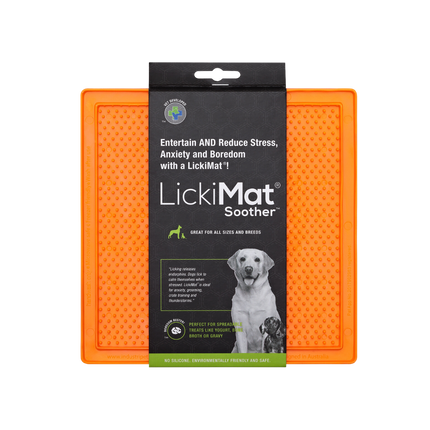 LickiMat Soother, Orange 20 cm