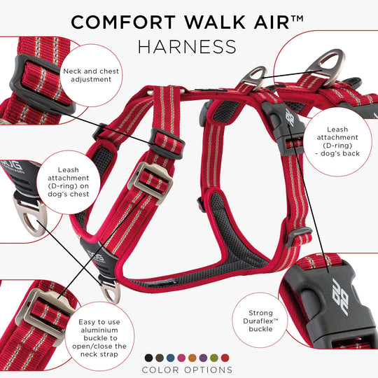 Dog Copenhagen Walk Air hundesele Classic Red Dog Copenhagen