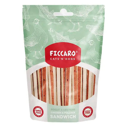 Ficcaro - Strips m. Kylling & fisk ficcaro