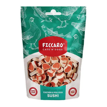 Ficcaro - Sushi godbidder m. Kylling & fisk ficcaro