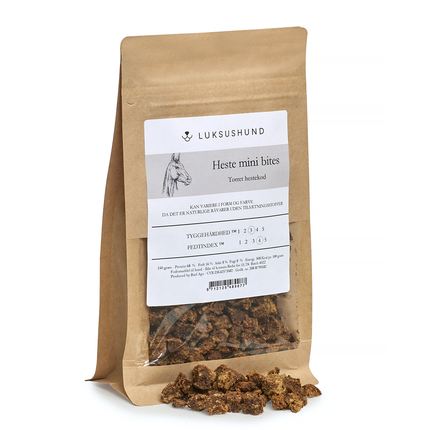 Luksushund - Heste mini bites 150g