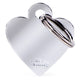 Hundetegn Basic, Hjerte, Sølv