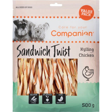 Companion -  Sandwich Twister m. Kylling, 500g